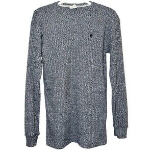Father Sons Men’s M Gray Ribbed Knit Jumper Long Sleeve Crew Neck FSH537